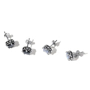 Black Stainless Steel Men's Earrings
