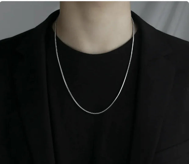 Men's Titanium Steel Clavicle Necklace