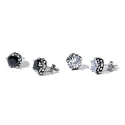 Black Stainless Steel Men's Earrings