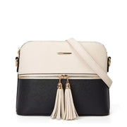Women's Fashion PU Handbag and Crossbody Bag Set