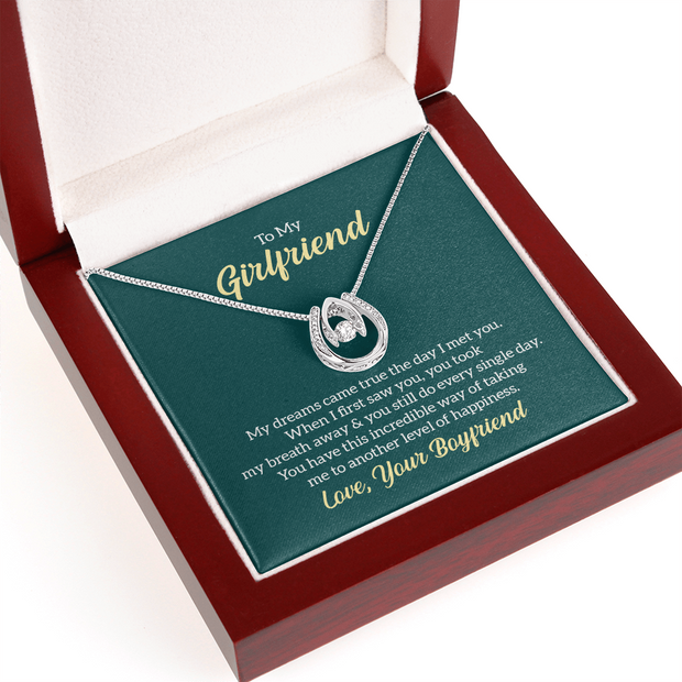 Lucky In Love Necklace - For Girlfriend