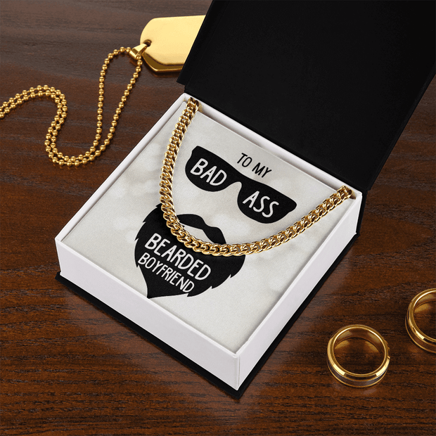 Cuban Link Chain for Your Badass Bearded Boyfriend