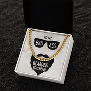 Cuban Link Chain for Your Badass Bearded Boyfriend