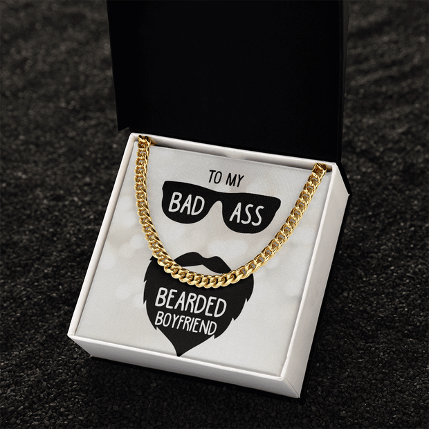 Cuban Link Chain for Your Badass Bearded Boyfriend