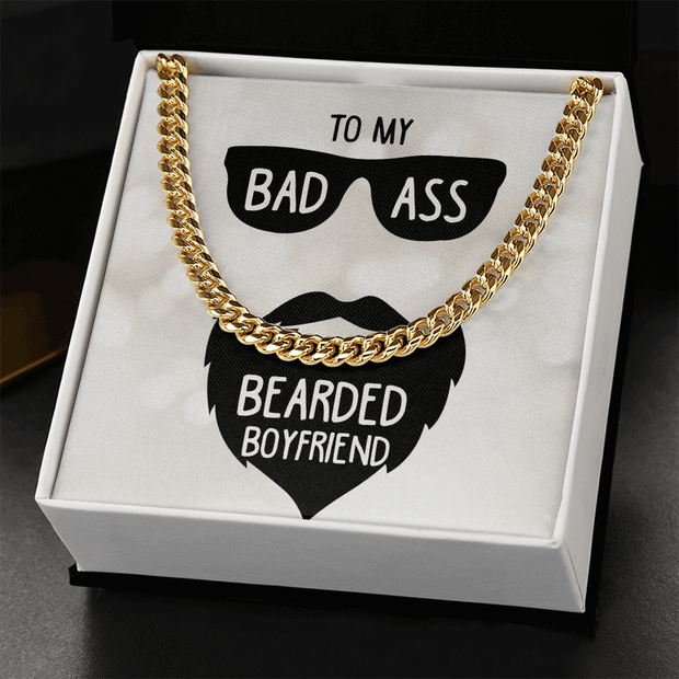 Cuban Link Chain for Your Badass Bearded Boyfriend