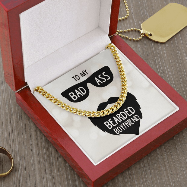 Cuban Link Chain for Your Badass Bearded Boyfriend