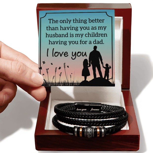Love You Forever Bracelet - For Husband The Only