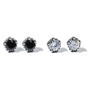 Black Stainless Steel Men's Earrings