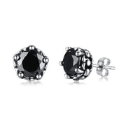 Black Stainless Steel Men's Earrings